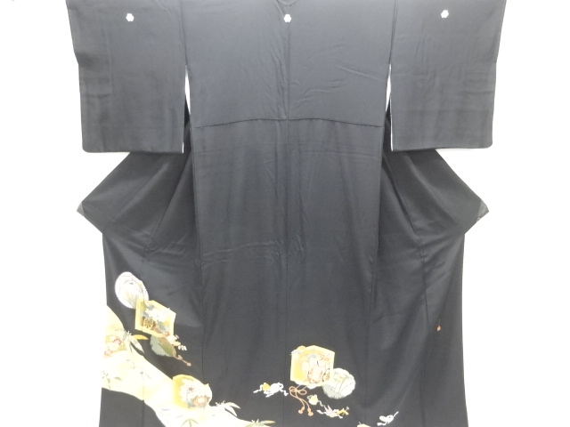 JAPANESE KIMONO / TOMESODE / EMBROIDERY / ARTIST WORK